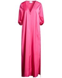 Soallure - Fuchsia Maxi Dress Polyester, Elastane - Lyst