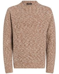 Zanone - By Slowear Camel Sweater Virgin Wool - Lyst