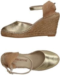 macarena leather espadrilles