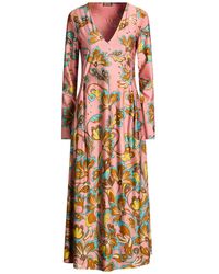 Maliparmi - Midi Dress Polyester, Elastane - Lyst