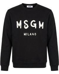 MSGM - Sweatshirt Cotton - Lyst