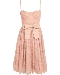 Elisabetta Franchi - Midi-Kleid - Lyst