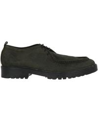 Andrea Ventura Firenze - Dark Lace-Up Shoes Leather - Lyst