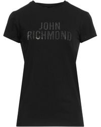 John Richmond - T-Shirt Cotton, Elastane - Lyst