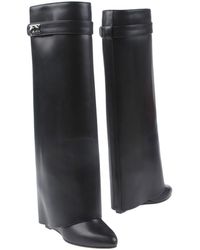 Givenchy - Leather Wedge Ankle Boots - Lyst