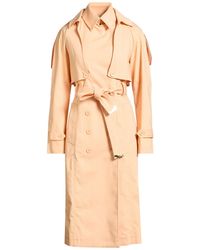 Patrizia Pepe - Overcoat & Trench Coat Cotton, Polyamide, Elastane - Lyst