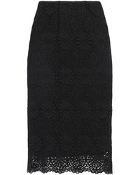 Shirtaporter - Midi Skirt Cotton, Viscose, Polyamide - Lyst