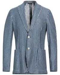 Tombolini - Blazer Cotton, Linen, Polyamide - Lyst