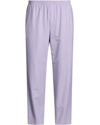 Cellar Door - Lilac Pants Virgin Wool, Elastane - Lyst