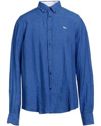 Harmont & Blaine - Sky Shirt Linen - Lyst