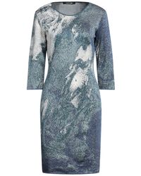 Roberto Cavalli - Slate Midi Dress Viscose, Polyester, Polyamide, Metallic Fiber, Elastane - Lyst