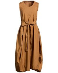 High - Midi Dress Cotton - Lyst