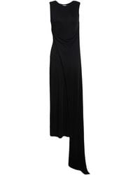 Ami Paris - Midi Dress Viscose, Polyamide - Lyst