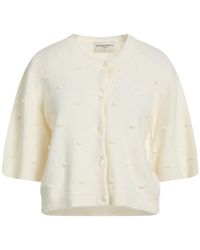 Officine Generale - Ivory Cardigan Viscose, Polyamide, Alpaca Wool, Elastane - Lyst