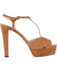 Sergio Rossi - Camel Sandals Leather - Lyst