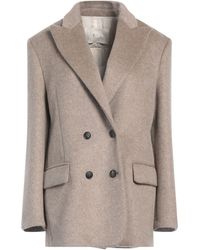 Tela - Coat Virgin Wool, Mohair Wool, Polyamide - Lyst