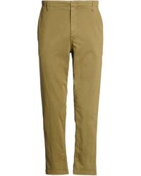 Dondup - Khaki Pants Cotton, Polyester, Elastane - Lyst