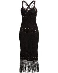 Wales Bonner - Maxi Dress Cotton - Lyst