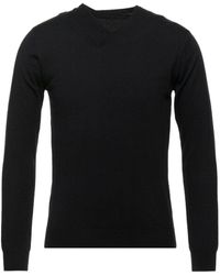 Herren Bekleidung Pullover und Strickware V-Ausschnitt Pullover Grey Daniele Alessandrini Pullover in Schwarz für Herren 