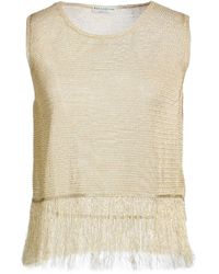Ballantyne - Sand Top Viscose, Metallic Fiber - Lyst