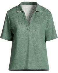 Majestic Filatures - Dark Polo Shirt Linen - Lyst