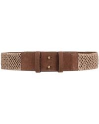 Eleventy - Khaki Belt Leather - Lyst