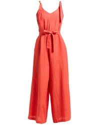120% Lino - Jumpsuit Linen - Lyst