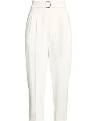 BOSS - Ivory Pants Triacetate, Polyester, Cotton - Lyst