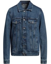 Palm Angels - Denim Outerwear Cotton - Lyst
