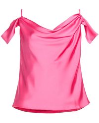 Gai Mattiolo - Gm Fuchsia Top Polyester - Lyst