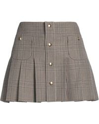 Celine - Mini Skirt Linen, Wool - Lyst