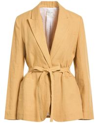forte_forte - Camel Blazer Linen - Lyst