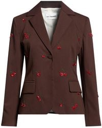 DES_PHEMMES - Blazer Polyester, Viscose, Wool, Elastane - Lyst
