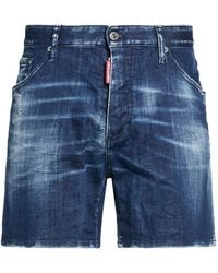 DSquared² - Denim Shorts Cotton, Elastane - Lyst