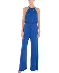 blue versace jumpsuit