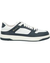 Santoni - Sneakers Leather - Lyst