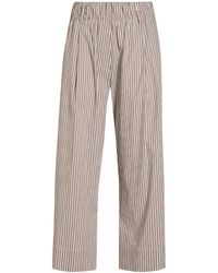 Myths - Taupe Pants Cotton, Polyamide, Elastane - Lyst