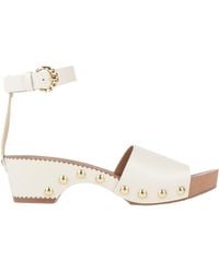 Ulla Johnson - Ivory Sandals Leather - Lyst
