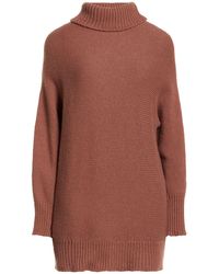 Alysi - Chocolat Turtleneck Virgin Wool - Lyst
