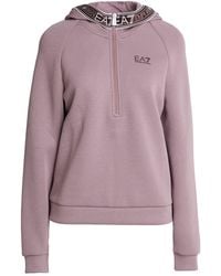 EA7 - Lilac Sweatshirt Cotton, Polyester - Lyst