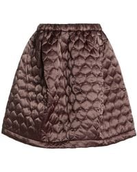 Hache - Military Mini Skirt Polyamide - Lyst