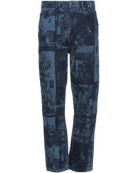 Daily Paper Denim Trousers - Blue