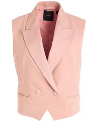 Pinko - Antique Rose Tailored Vest Polyester, Elastane - Lyst