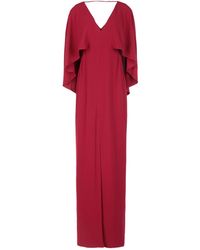 Halston Langes Kleid - Rot