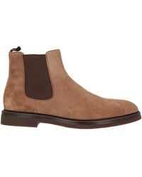 Brunello Cucinelli - Sand Ankle Boots Leather - Lyst