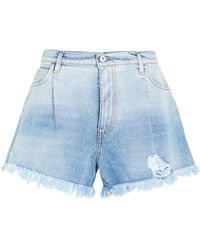 Twinset - Denim Shorts Cotton - Lyst