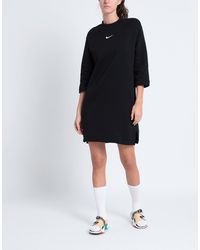 nike essential fleece hooded sweatshirt dress