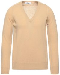 Grifoni - Camel Sweater Virgin Wool - Lyst
