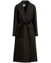 Fendi - Coat Virgin Wool, Silk, Shearling - Lyst