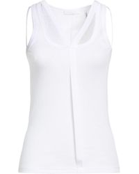Helmut Lang - Top Pima Cotton, Modal - Lyst